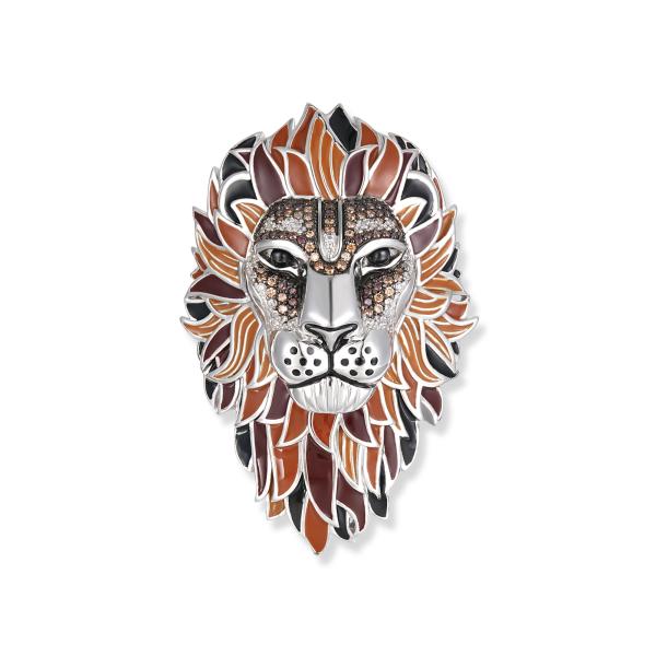 Arthur Löwen Anhänger / Brosche